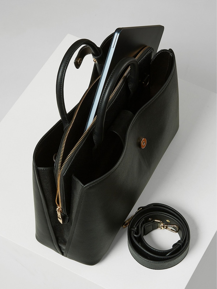 Luella Grey Annabella Laptop Work Black Tote - Image 7 of 7