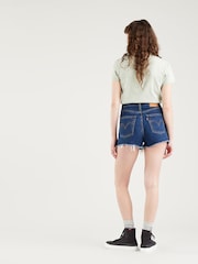 Noe, Dunkel-Mineral - Levi's® Ribcage Denim-Shorts - Bild 2 von 10