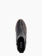 črna - Dune London Paice Zip-Up Western gležnjarji - Slika 4 iz 5