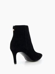 Dune London Black Obsessive 2 Mid Heel Ankle Boots - Image 5 of 6