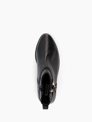 Dune London Black Standard Fit Pap Buckle Trim Ankle Boots - Image 5 of 5