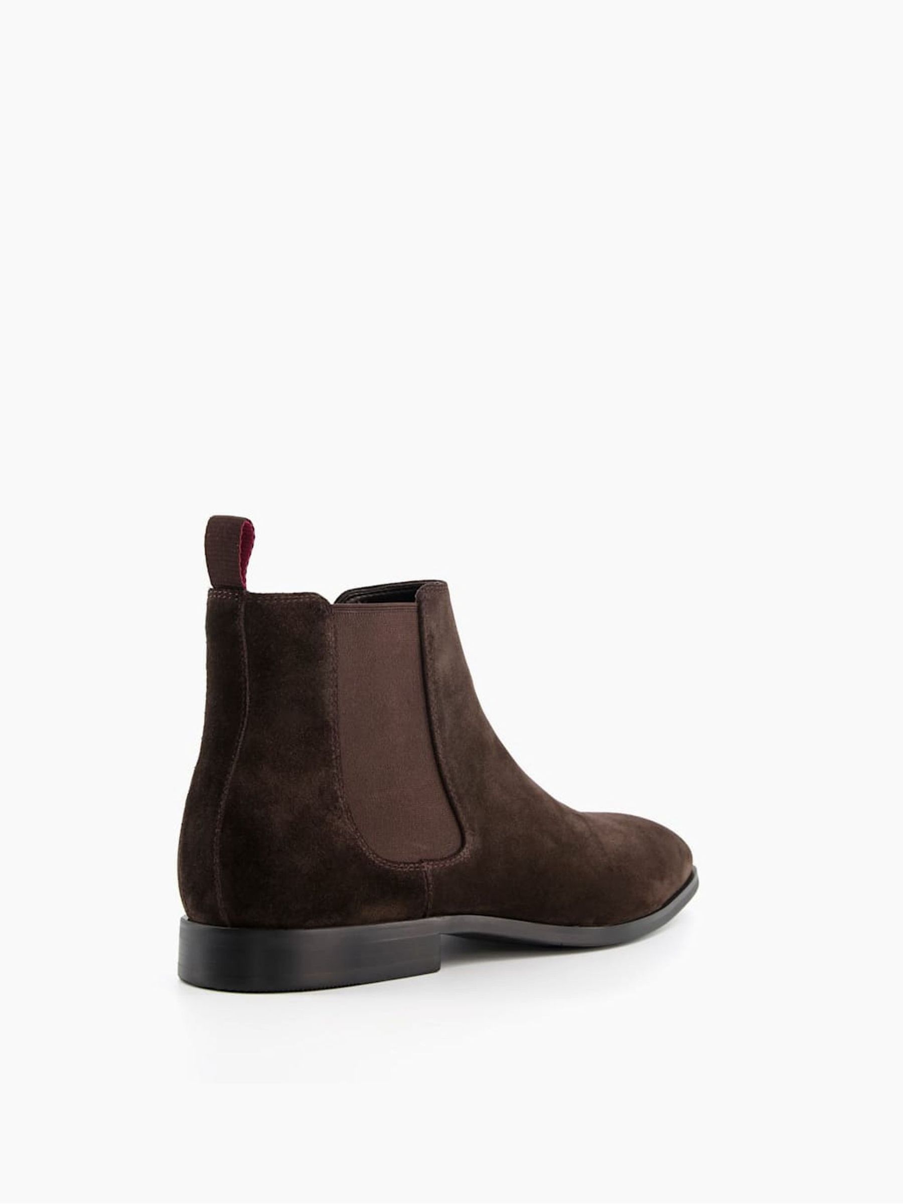 Buy Dune London Brown Suede Mantle Chelsea Boots from Next USA