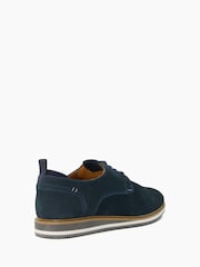 Dune London Blue Bucatini Wedge Sole Lace-Up Shoes - Image 4 of 6
