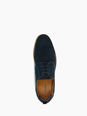 Dune London Blue Bucatini Wedge Sole Lace-Up Shoes - Image 5 of 6