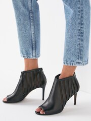 Black Forever Comfort® Mesh Panel Shoe Boots - Image 1 of 6