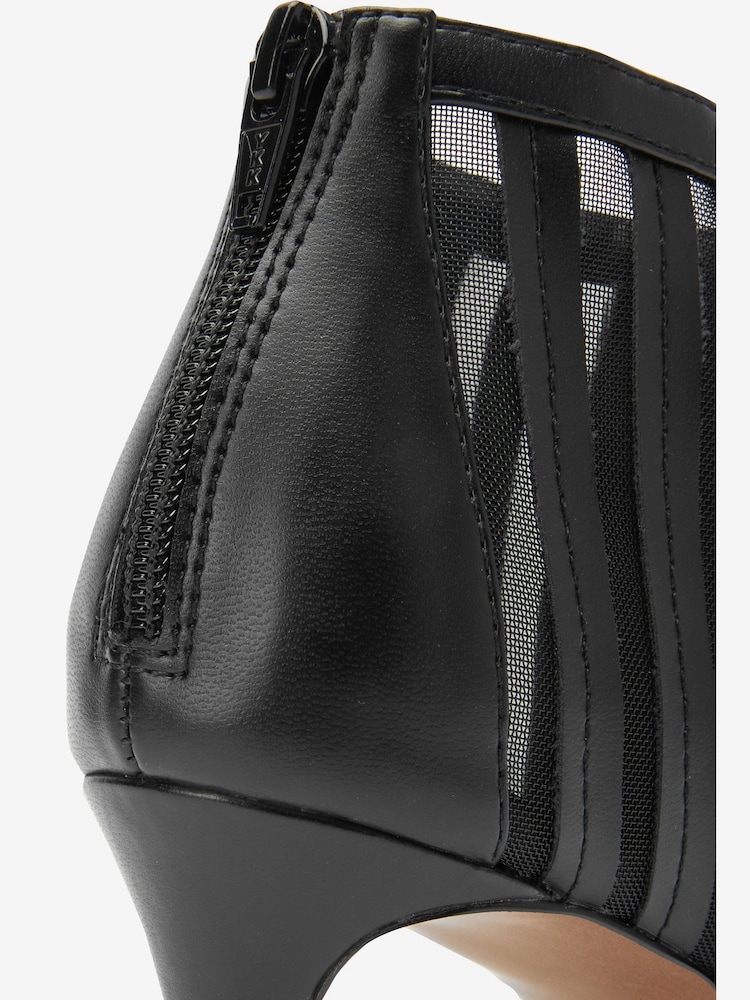 Black Forever Comfort® Mesh Panel Shoe Boots - Image 6 of 6