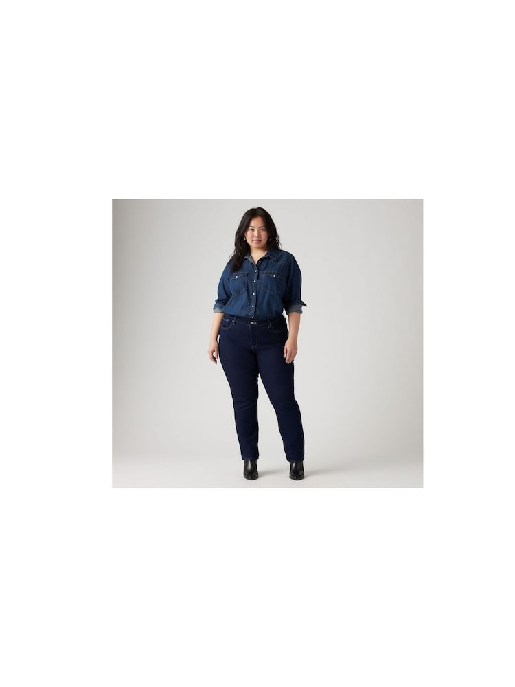 Levi's® Darkest Sky Curve 314™ Shaping Straight Jeans - Image 4 of 8