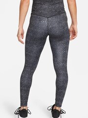 Nike Grey One Dri-FIT High-Rise 7/8 All-Over-Print Leggings - Image 2 of 6