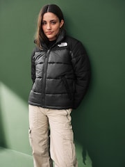 The North Face Black Himalayan Insulated Jacket - Image 1 of 9