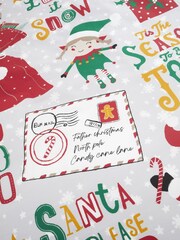 Bedlam Red Santa Stop Here Duvet Cover and Pillowcase Set - Image 4 of 4