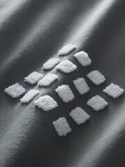 Appletree Slate Grey Diamond Tuft 100% Cotton Duvet Cover and Pillowcase Set - Image 3 of 4