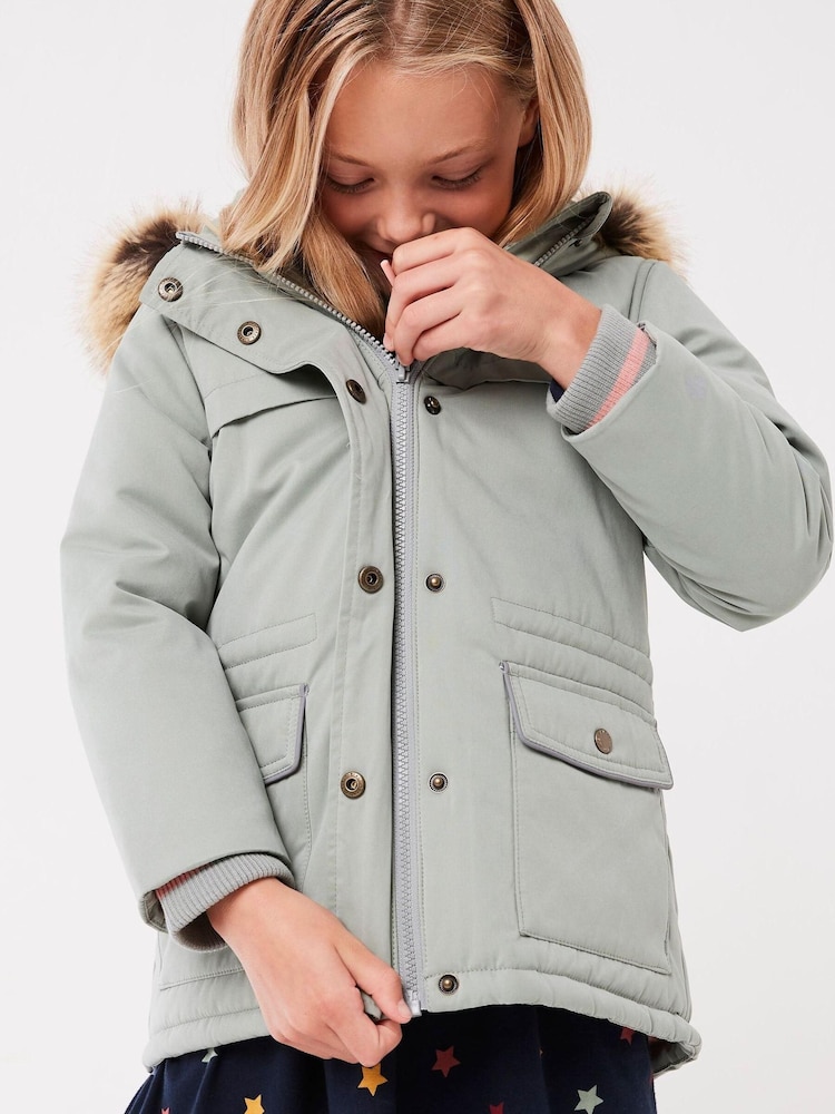 FatFace Blue Evesham Parka - Image 1 of 3 FatFace Blue Evesham Parka - Image 1 of 3