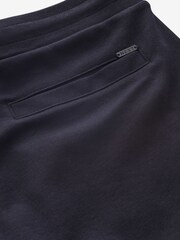 Navy Blue/Grey 2 Pack Straight Zip Pocket Jersey Shorts - Image 14 of 14
