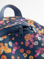 Navy Floral Backpack - Image 4 of 6
