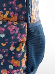 Navy Floral Backpack - Image 5 of 6