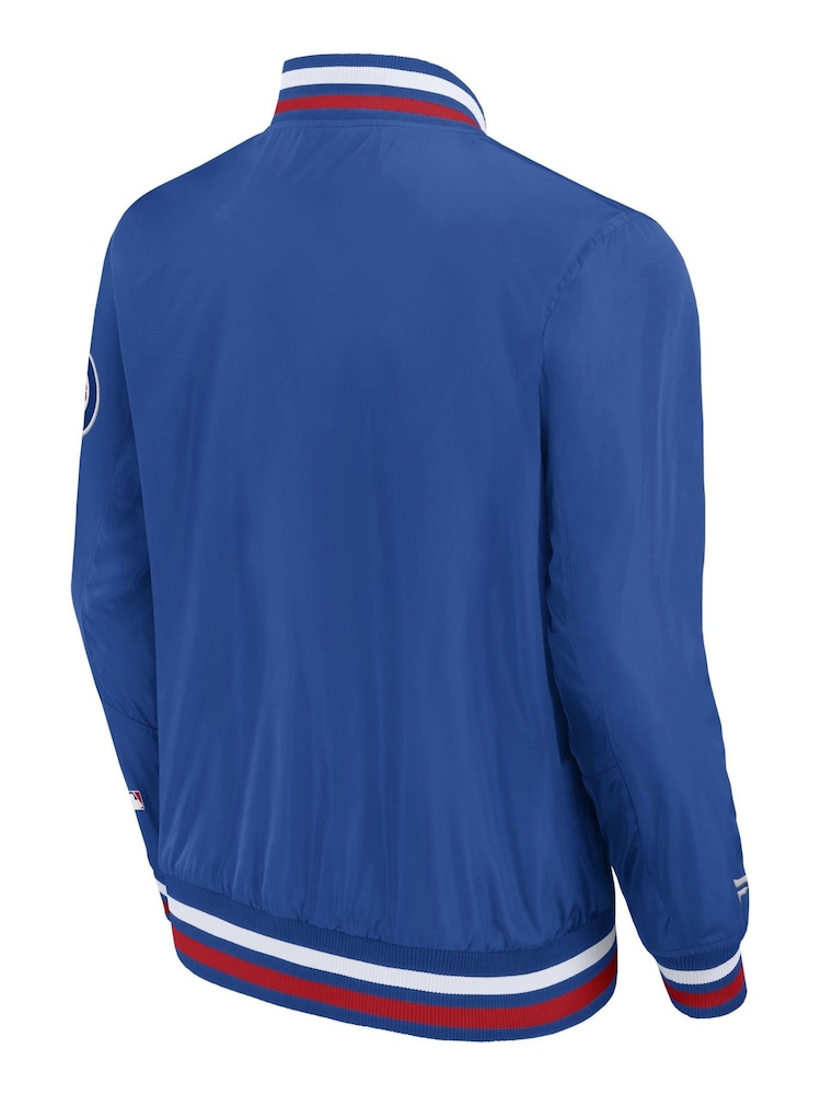 Fanatics Blue MLB Chicago Cubs Sateen Jacket - Image 3 of 3