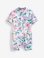 Ecru/Pink Sunsafe Swimsuit (3mths-7yrs) - Image 5 of 7
