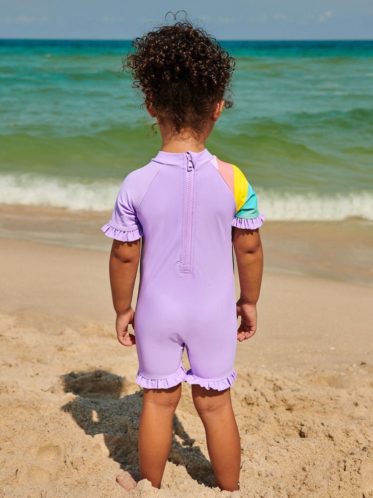 Lilac Purple Applique Character Swimsuit (3mths-7yrs) - Image 1 of 6