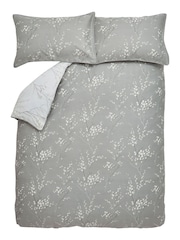 Laura Ashley Steel Grey Pussy Willow 100% Cotton Duvet Cover and Pillowcase Set - Image 5 of 5