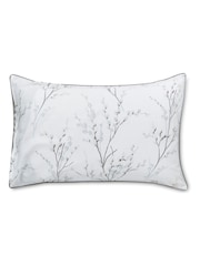 Laura Ashley Set of 2 Steel Grey Pussy Willow 100% Cotton Pillowcases - Image 4 of 4