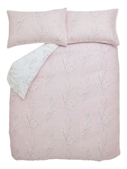 Laura Ashley Blush Pink Pussy Willow 100% Cotton Duvet Cover and Pillowcase Set - Image 5 of 5
