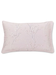 Laura Ashley Set of 2 Blush Pink Pussy Willow 100% Cotton Pillowcases - Image 3 of 4