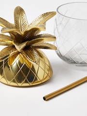 Oliver Bonas Gold Cocktail Pineapple Cup - Image 4 of 4