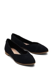 TOMS Black Jutti Neat Suede Shoes - Image 2 of 5