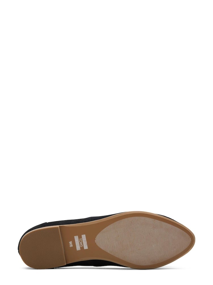 TOMS Black Jutti Neat Suede Shoes - Image 5 of 5