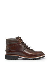 Oliver Sweeney Rispond Leather Brown Hiking Boots - Image 1 of 5