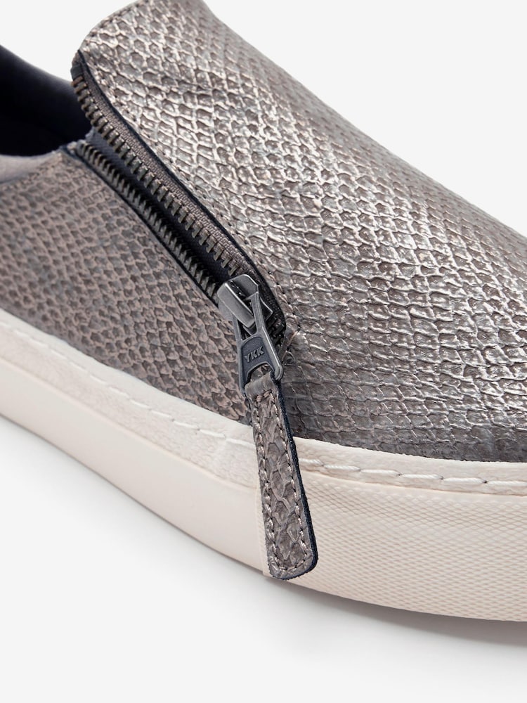 Grey Forever Comfort® Side Zip Slip On Trainers - Image 5 of 5 Grey Forever Comfort® Side Zip Slip On Trainers - Image 5 of 5