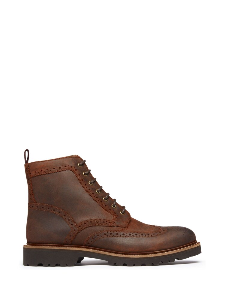 Oliver Sweeney Milbrook Calf leather Brown Brogue Boots - Image 1 of 5