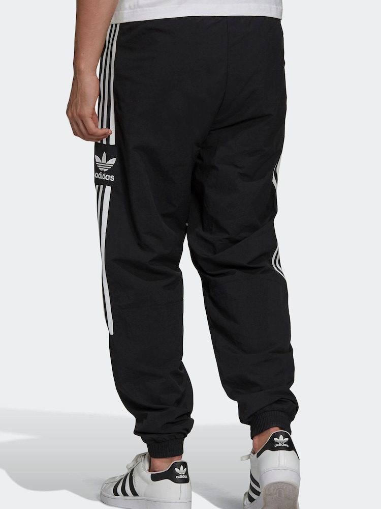 adidas Originals Black Adicolour Classics Lock-Up Trefoil Tracksuit Bottoms - Image 1 of 5