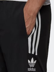 adidas Originals Black Adicolour Classics Lock-Up Trefoil Tracksuit Bottoms - Image 2 of 5