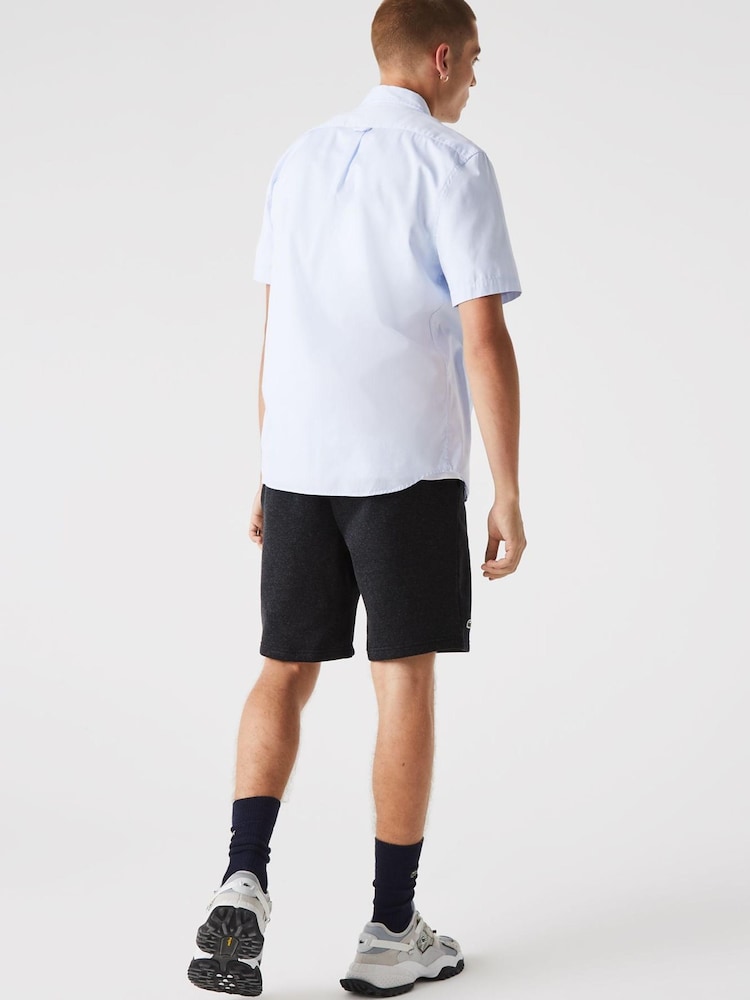 Lacoste Jersey Black Sweat Shorts - Image 2 of 6