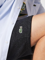 Lacoste Jersey Black Sweat Shorts - Image 6 of 6