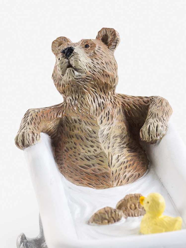Natural Bear In Bath Decoration - Image 2 of 2 Natural Bear In Bath Decoration - Image 2 of 2