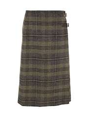 Бутылочно-зеленый - Celtic & Co. Midi Celt Kilt Skirt - Изображение 2 из 3