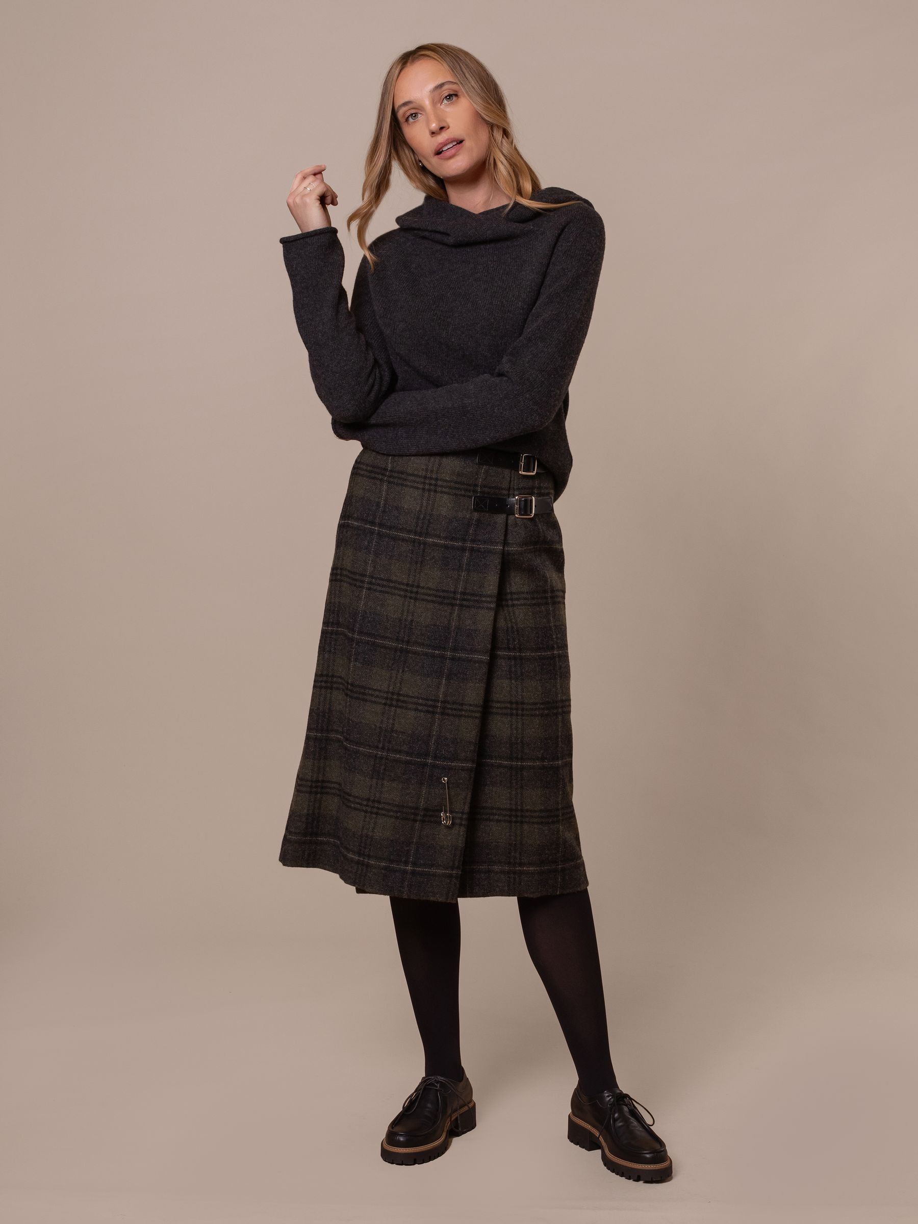 Kilt Style écolier – Taille Réglable Avec Boucles – Confection NEXT – Lavable Machine