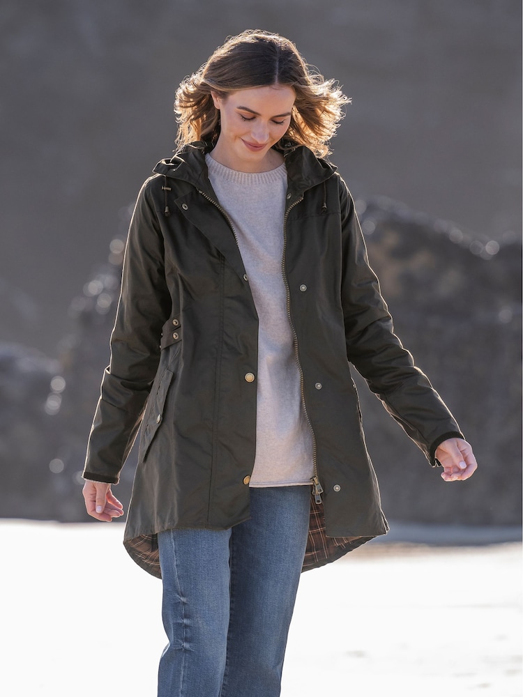 Celtic & Co Grey Waxed Riding Coat - Image 1 of 9