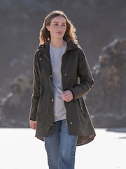 Celtic & Co Grey Waxed Riding Coat - Image 2 of 9
