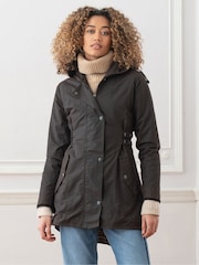 Celtic & Co Grey Waxed Riding Coat - Image 3 of 9