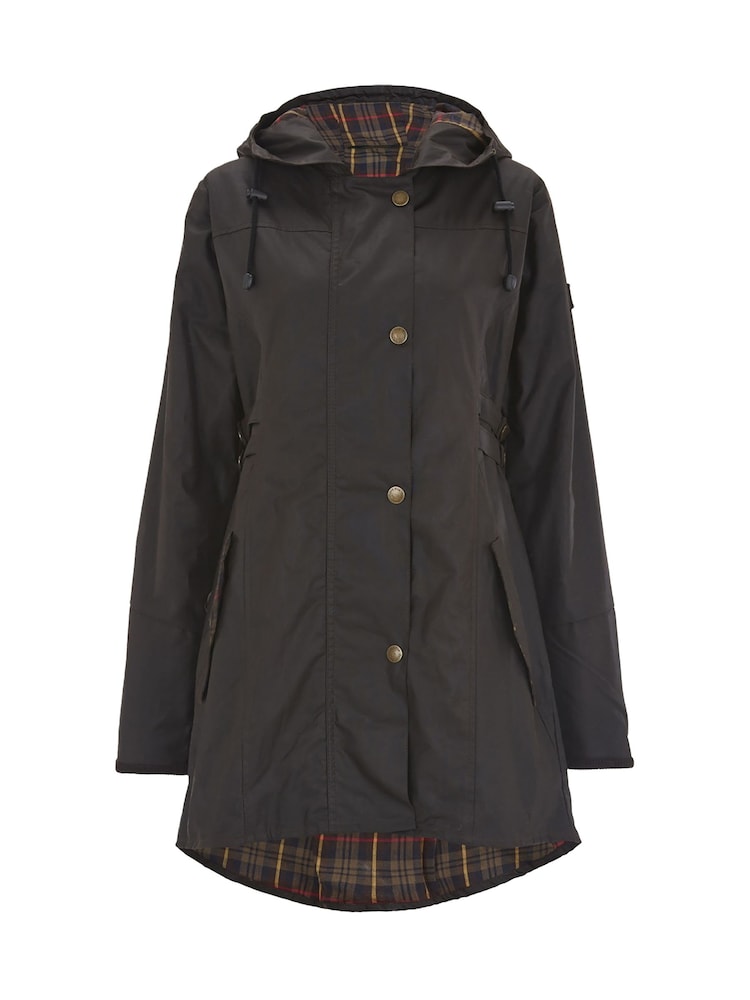 Celtic & Co Grey Waxed Riding Coat - Image 8 of 9