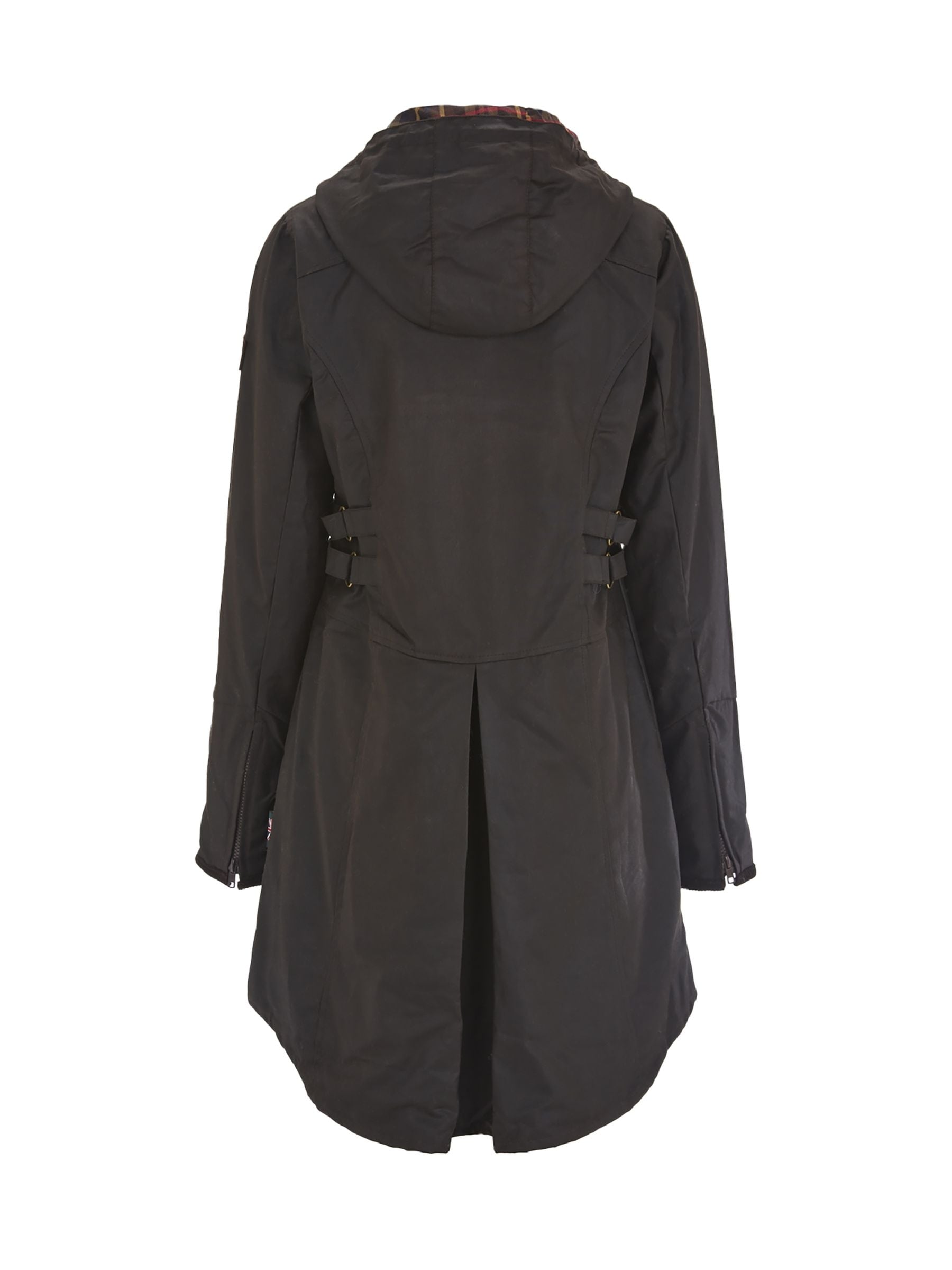 Long wax riding coat best sale