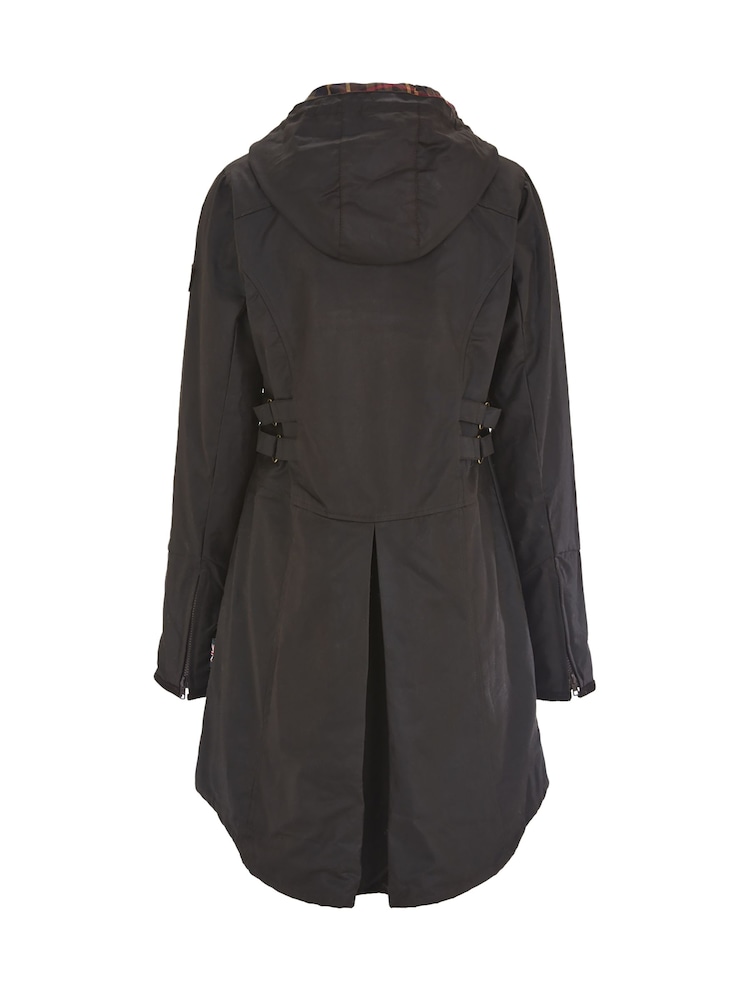Celtic & Co Grey Waxed Riding Coat - Image 9 of 9