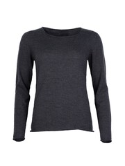 Celtic & Co Grey Fine Knit Merino Crew Neck Jumper - Image 3 of 3