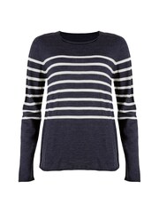 Celtic & Co Blue Fine Knit Merino Crew Neck Jumper - Image 3 of 4