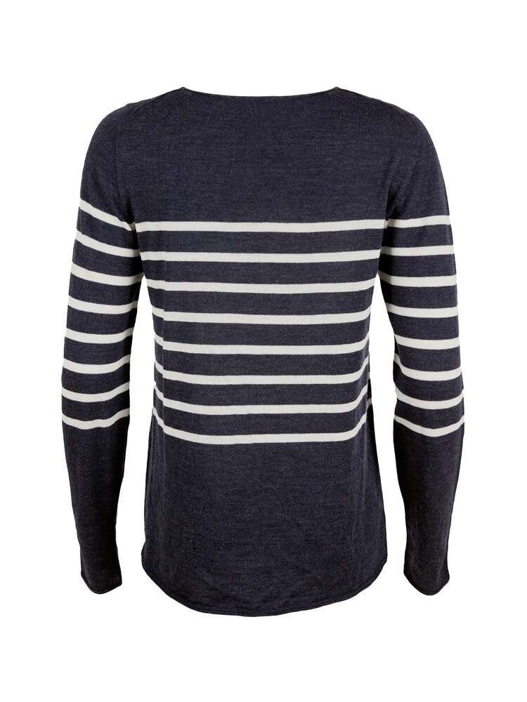 Celtic & Co Blue Fine Knit Merino Crew Neck Jumper - Image 4 of 4 Celtic & Co Blue Fine Knit Merino Crew Neck Jumper - Image 4 of 4