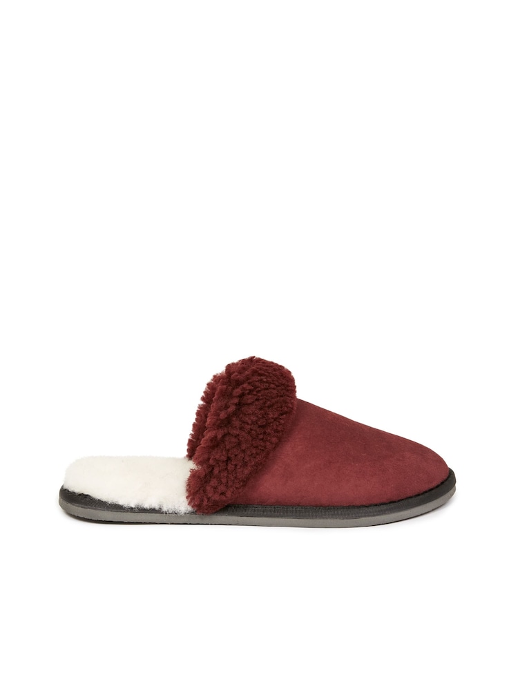 Celtic & Co Red Ladies' Turnback Mules - Image 1 of 5