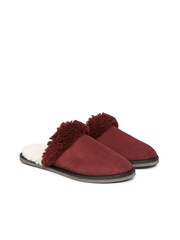 Celtic & Co Red Ladies' Turnback Mules - Image 3 of 5